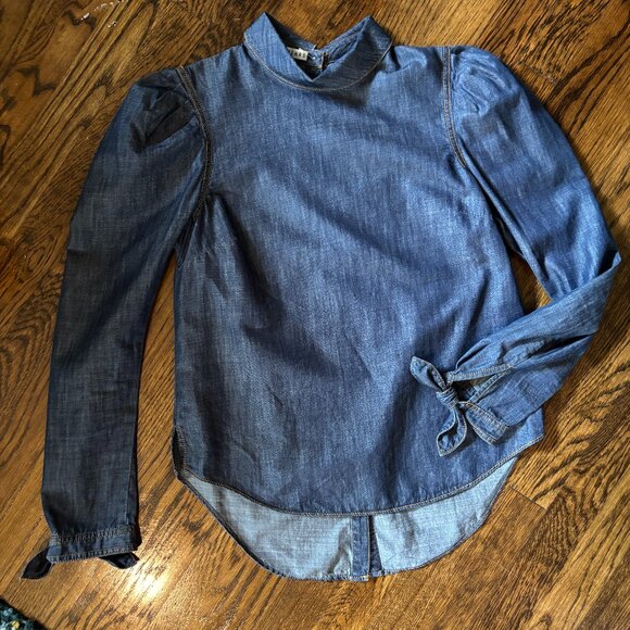 Denim Blouse - Picture 1 of 6